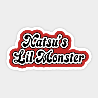 Natsu's little monster Sticker